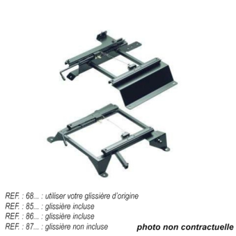 Platine RECARO BMW E46 + M3 sauf cabrio