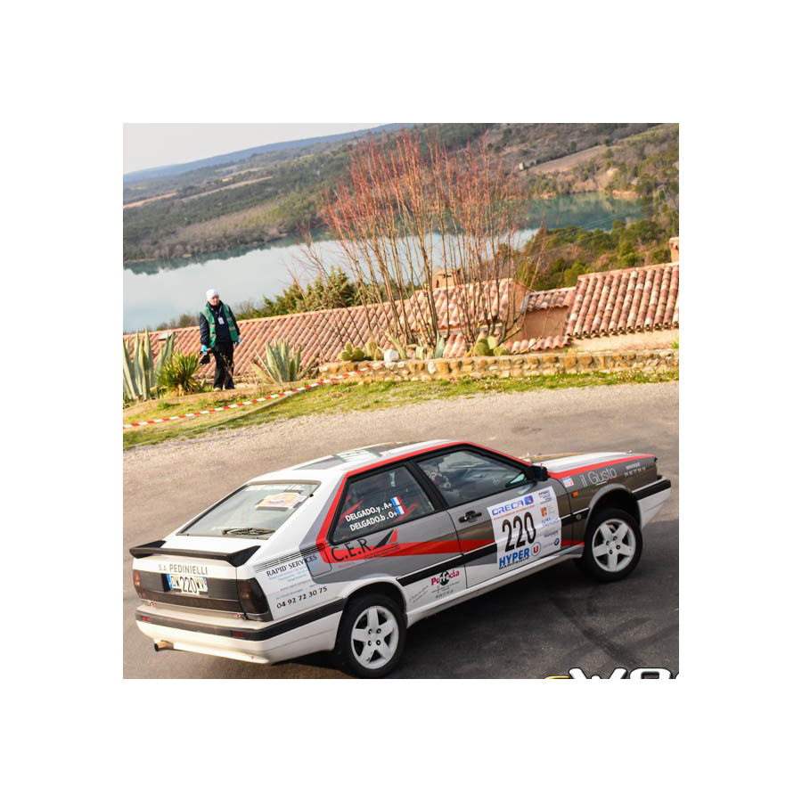 Lunette arrière Makrolon Audi Quattro coupé