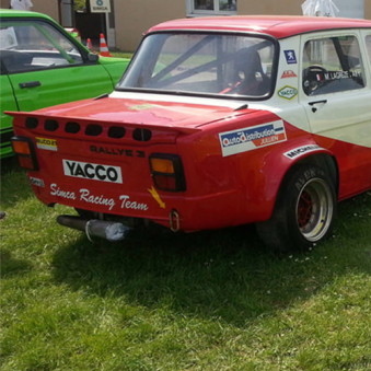 Lunette arrière Makrolon Simca 1000 Rallye