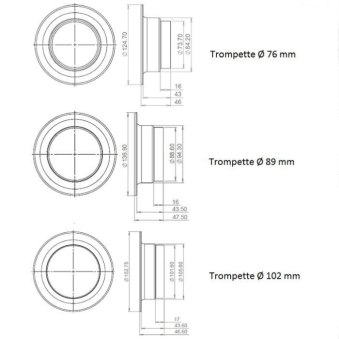 Trompette alu