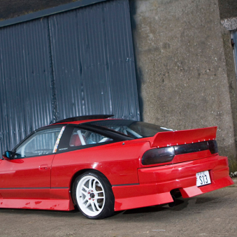 Lunette arrière Makrolon Nissan S13