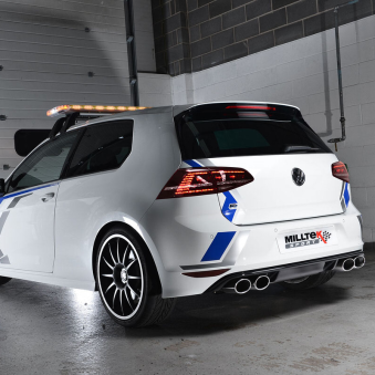 Catback Milltek Volkswagen Golf 7 R 2.0 TFSi 300cv - sortie ovales 