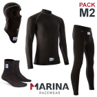 PACK Sous-Vêtements Complet Marina FIA M2 - noir