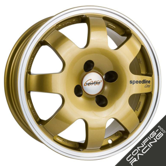 Jante Speedline SL675 Renault Clio Groupe A 15" - Or bord poli 