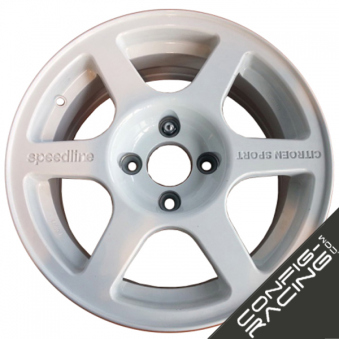 Jante Speedline Type 2111 Citroen Saxo challenge 15" - Blanc 