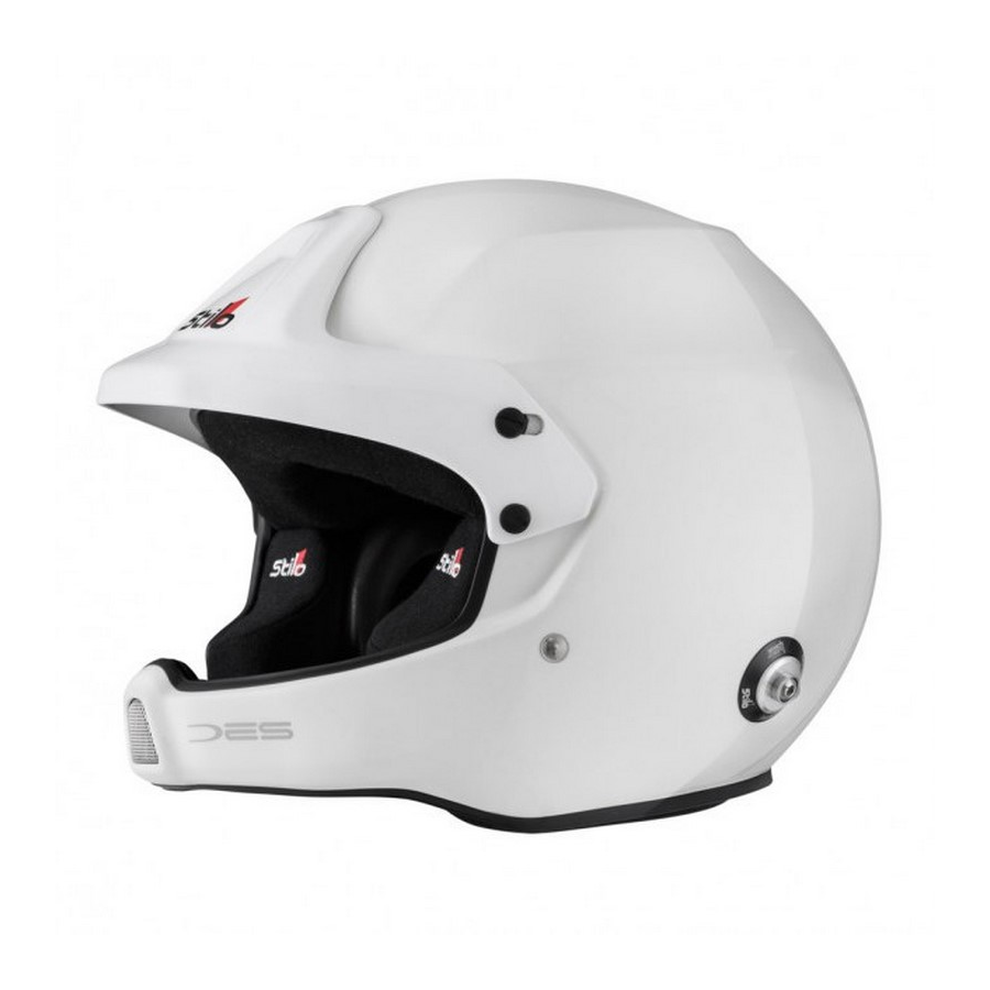 Casque Stilo WRC DES Rallye Composite - FIA - SA2015 - Blanc/noir 