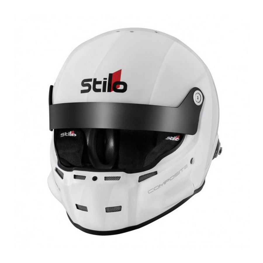 Casque Stilo FIA ST5R - avec intercom - Blanc/noir - SA2020 