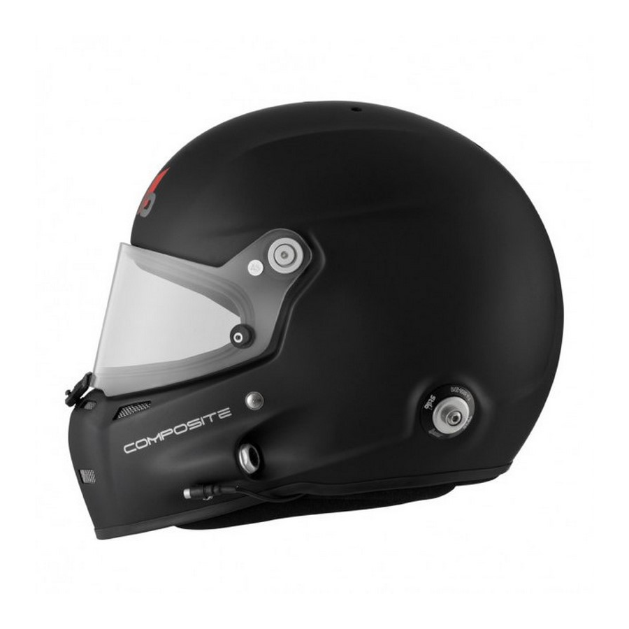 Casque Stilo FIA ST5F - avec intercom - Noir - SA2020 