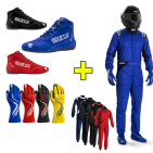 PACK Sparco FIA Combinaison + Bottines + Gants