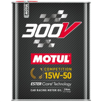 Huile Motul 300V Comp?tition 15w50 - 2L 