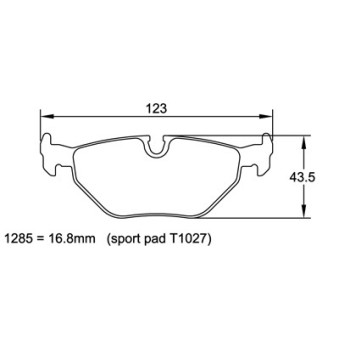 Plaquettes PAGID BMW M3 E30