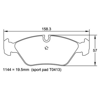 Plaquettes PAGID BMW M3 E30