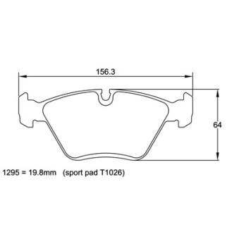 Plaquettes PAGID BMW M3 E46