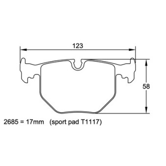 Plaquettes PAGID BMW M3 E46