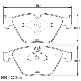 Plaquettes PAGID BMW M3 E92