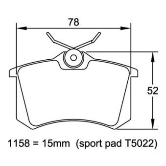 Plaquettes PAGID Renault Mégane 2 RS