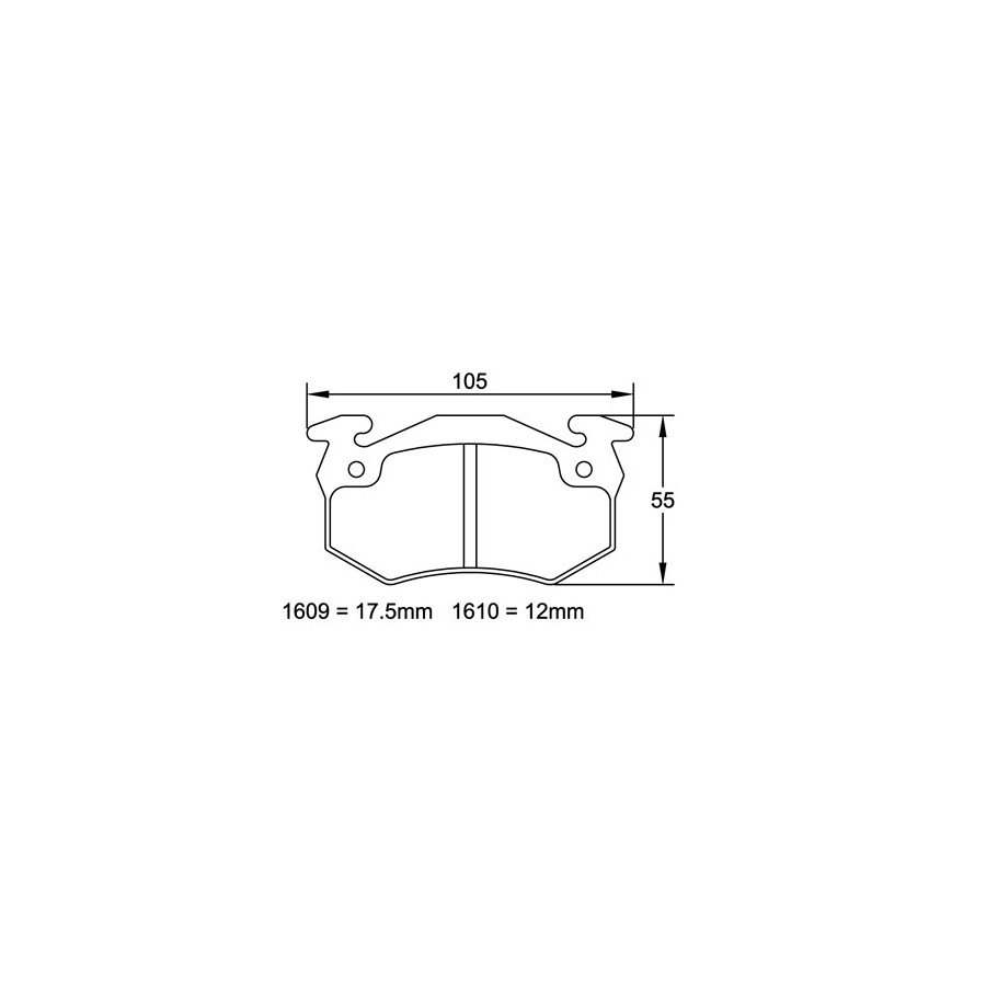 Plaquettes PAGID Renault Clio 2 RS