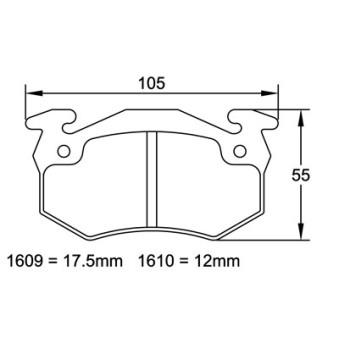 Plaquettes PAGID Renault Clio 2 RS