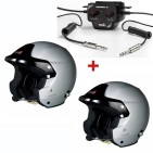 PACK 2 Casques STILO Trophy DES RALLYE + 1 Radio Trophy