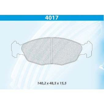 Plaquettes CARBONE LORRAINE Citroen Saxo 1,6 16v VTS