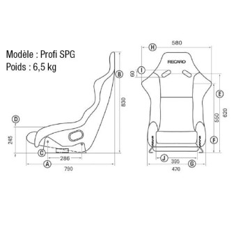 Baquet RECARO FIA Profi SPG