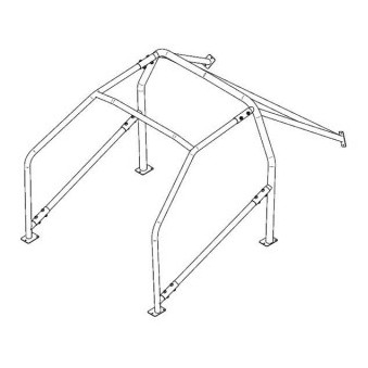 Arceau standard FIA Renault 5 Turbo 6 points à boulonner