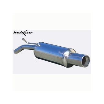 Silencieux Inox Inoxcar Citroen C2 VTS 1.6 16v (125cv) - sortie 102mm