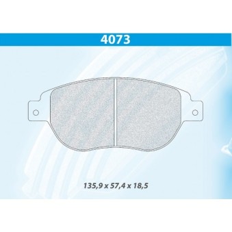 Plaquettes CARBONE LORRAINE Peugeot 207 RC (étrier Bosch)