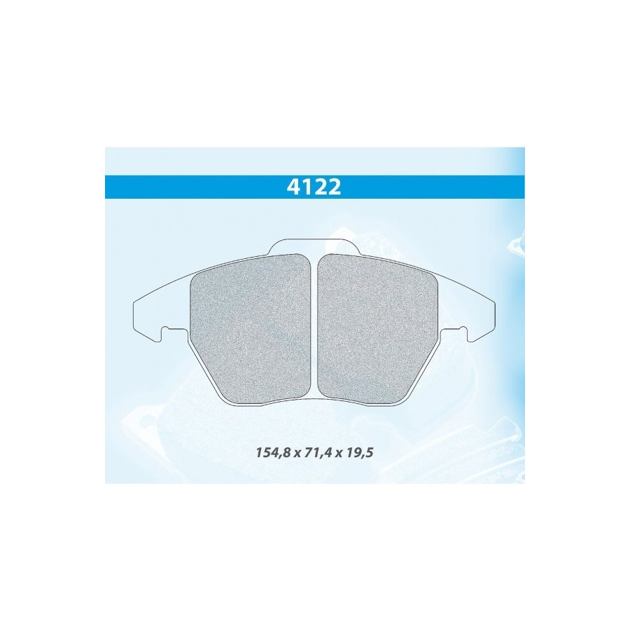 Plaquettes CARBONE LORRAINE Peugeot 207 RC (étrier ATE)