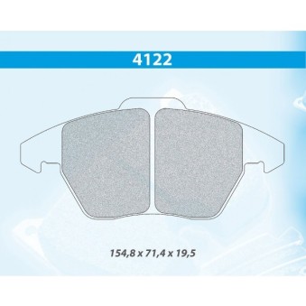 Plaquettes CARBONE LORRAINE Peugeot 207 RC (étrier ATE)