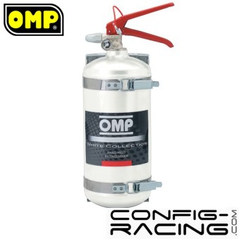 Extincteur OMP Manuel 2.4L - Alu - Blanc