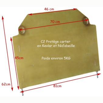 Protege carter Kevlar Citroen C2