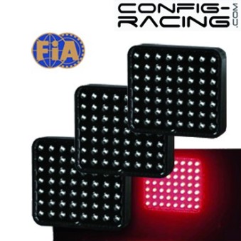 Feux de pluie 56 Leds FIA PACK de 3