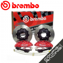 Kit gros frein Brembo BMW Série 3 E46 (Sauf Xi / Xd / 330,M3) - Modèles entre 1999 et 2005 - Avant 4 pistons 320x28