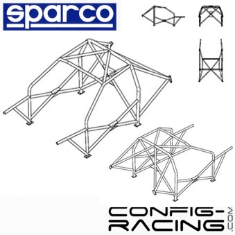 Arceau Standard FIA SPARCO Nissan Skyline R34 8 PTS à boulonner