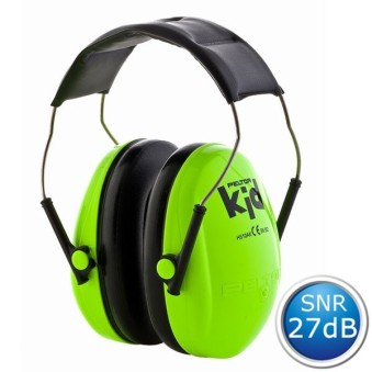 Casque anti-bruit Enfant Peltor - Vert