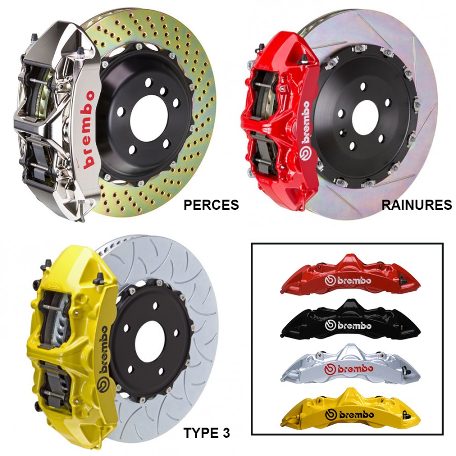 Kit Gros frein Brembo TOYOTA YARIS GR - mod?le ? partir de 2020 - Arri?re 4 pistons  