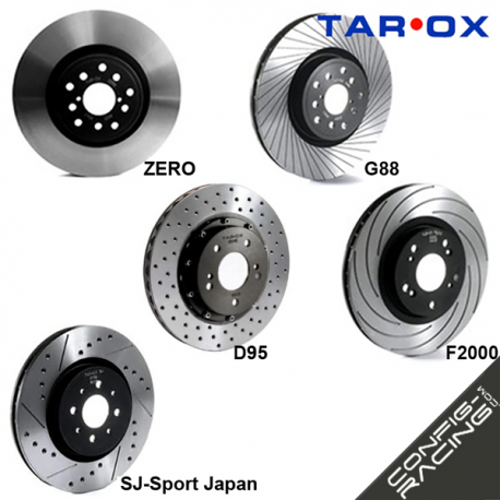 Disques de frein TAROX TOYOTA Yaris 1.5 VVT-i 16v T-Sport (NCP13) . Mod?les ? partir de 2001.  