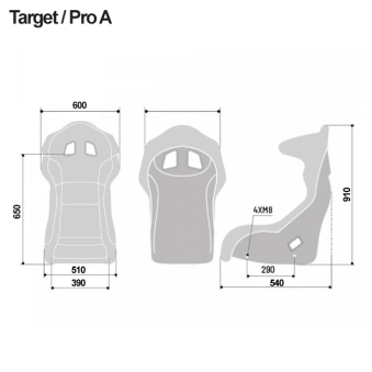 Baquet FIA ATECH Target 