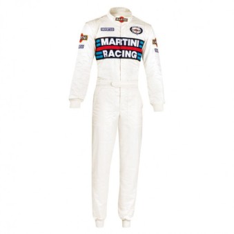 Combinaison SPARCO FIA Martini Racing Replica - Blanc 