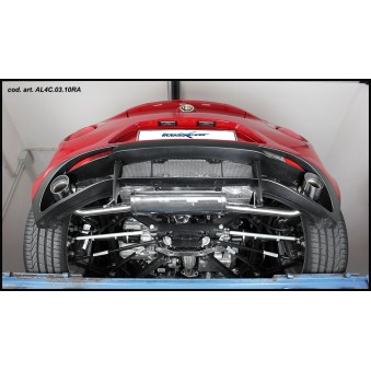 Silencieux Inox Inoxcar Alfa 4C 241cv - simple silencieux 