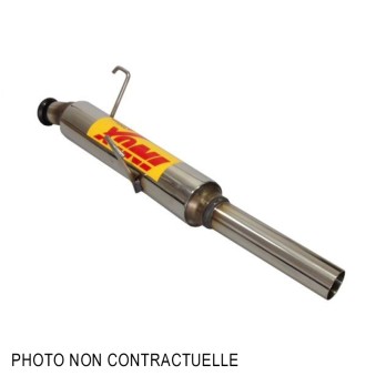 Silencieux inox Groupe N RC Racing Peugeot 206 1.6 8v 