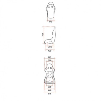 Baquet GT2i FIA Race-02 - Taille M 