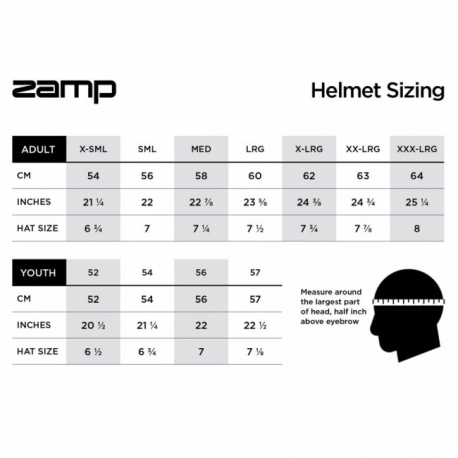 Casque Zamp Karting RZ-36 SA2020 