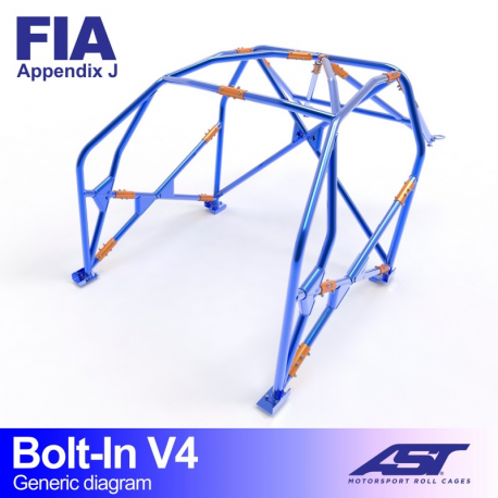 Arceau AST FIA Alfa Romeo 75 4 porte Sedan à boulonner V4