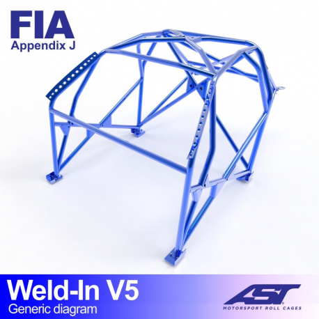 Arceau AST FIA ALFA ROMEO 147 (Tipo 937) 3 portes Hatchback à souder V5