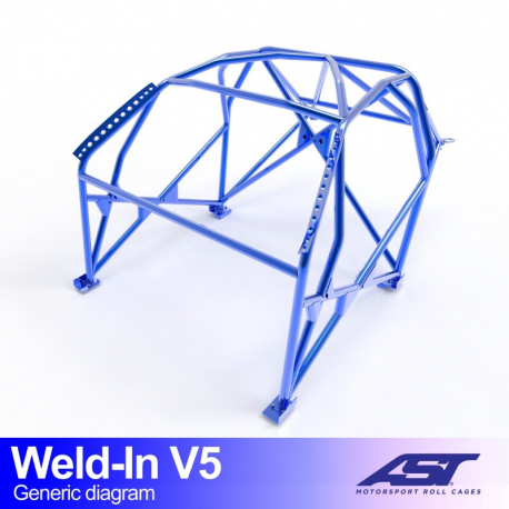 Arceau AST FIA AUDI A3 / S3 (8V) 4 portes Sedan Quattro à souder V5