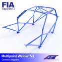 Arceau AST FIA AUDI Quattro S1 (B2 Typ85) 2 portes Coupe Quattro MULTIPOINT à souder V2