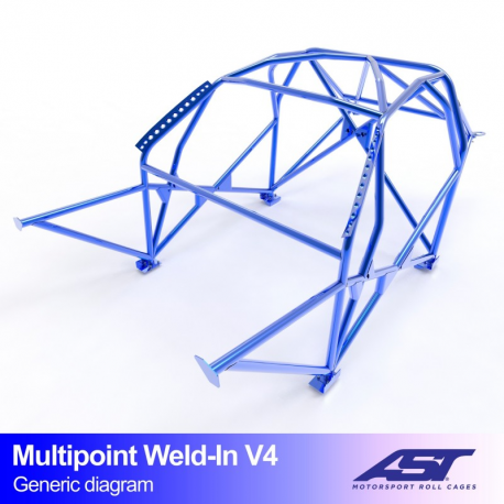 Arceau AST FIA BMW (E36) 3-Series 5 portes Touring RWD MULTIPOINT à souder V4