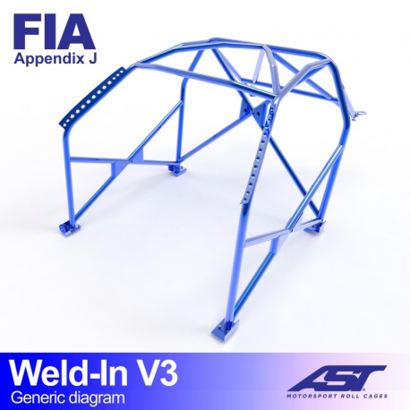 Arceau AST FIA BMW (E36) 3-Series 2 portes Coupe RWD à souder V3